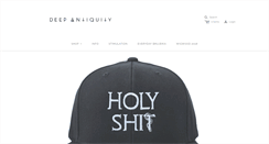 Desktop Screenshot of deepantiquity.com
